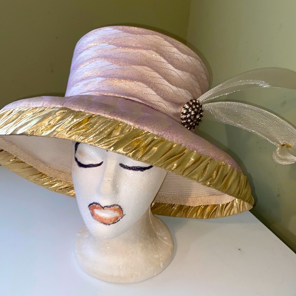 Beautiful Donna Vinci Couture Church Dress Hat